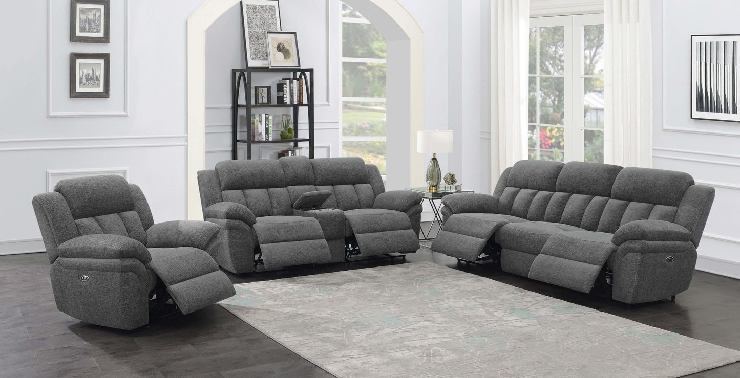 Bahrain Upholstered Power Sofa Charcoal - Sonoma Home Furniture