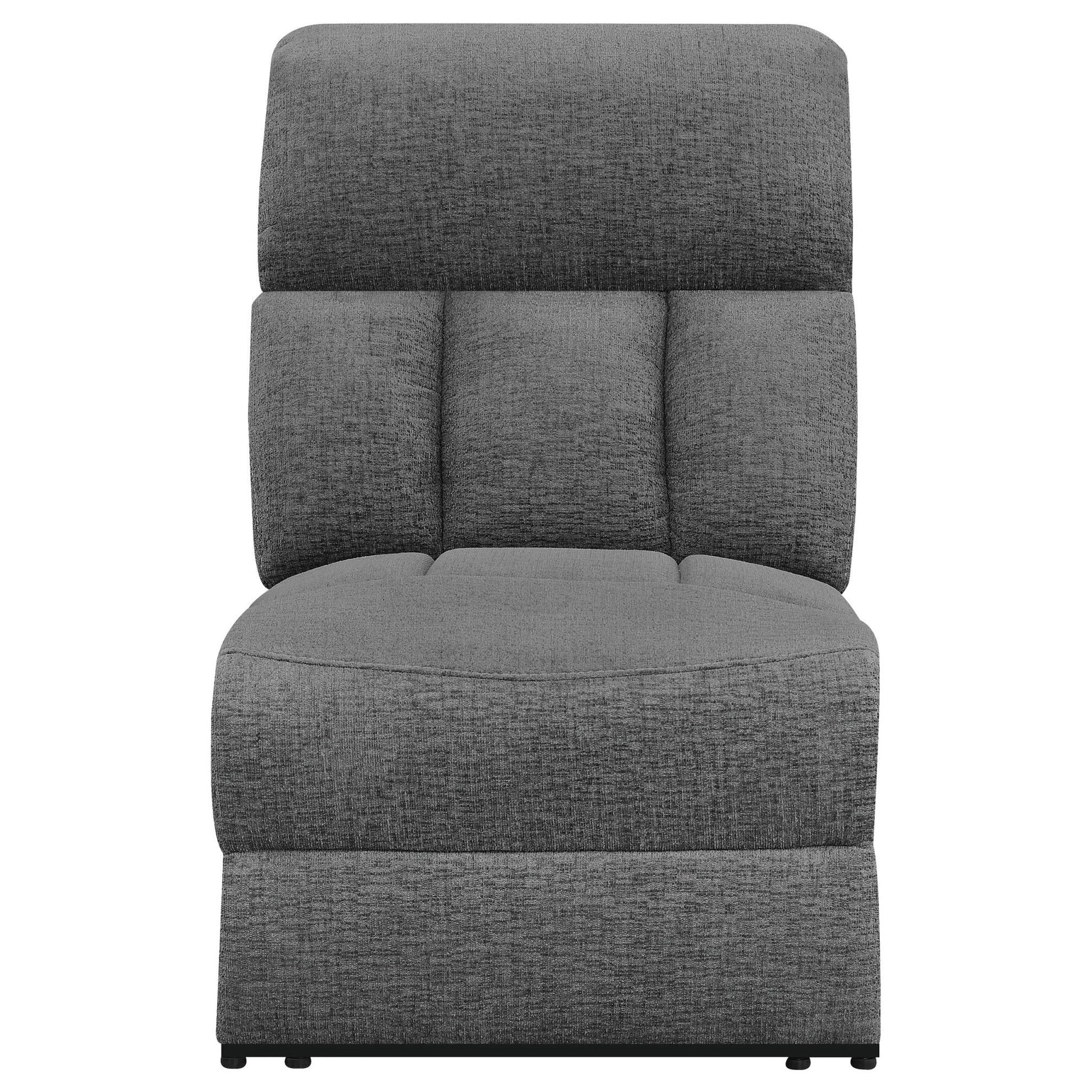 Bahrain 5 - piece Upholstered Home Theater Seating Charcoal - Sonoma Home Furniture