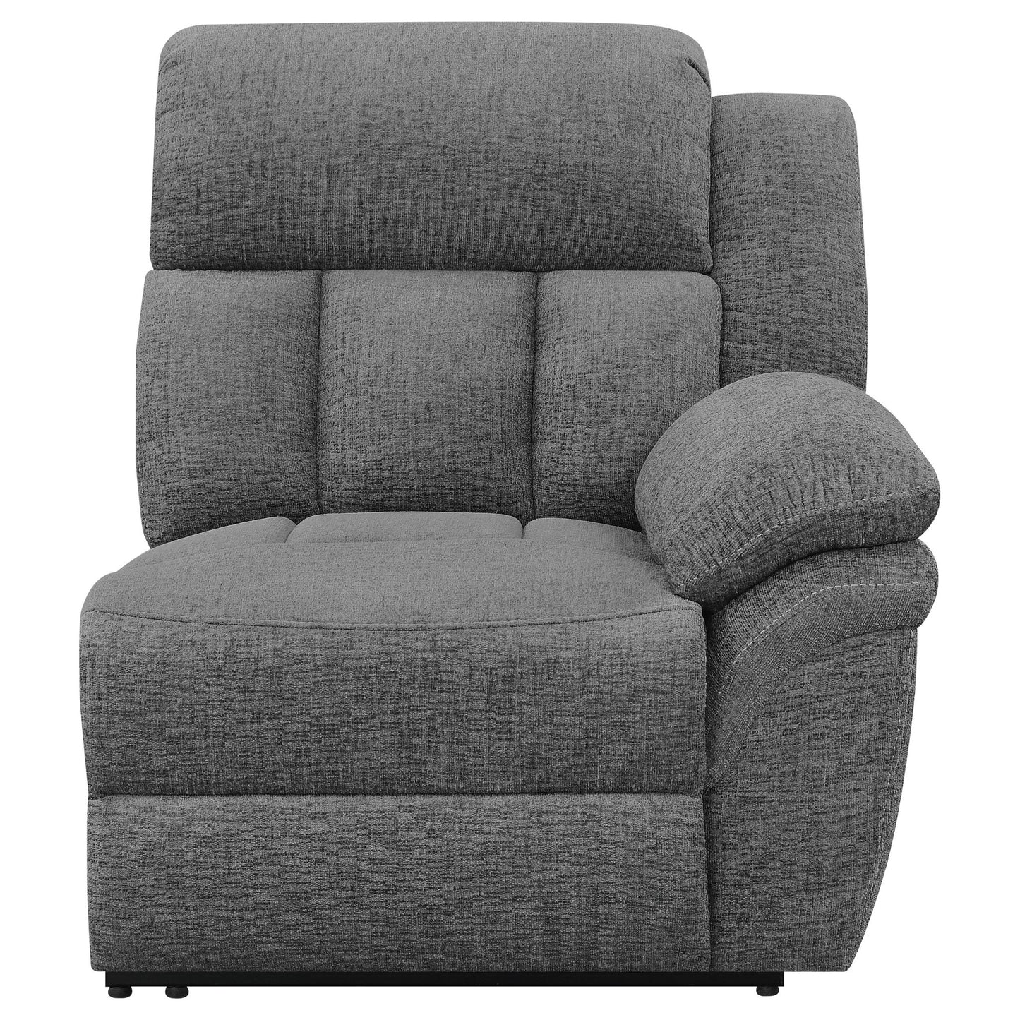 Bahrain Upholstered Motion Loveseat Charcoal - Sonoma Home Furniture