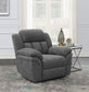 Bahrain Upholstered Power Glider Recliner Charcoal - Sonoma Home Furniture