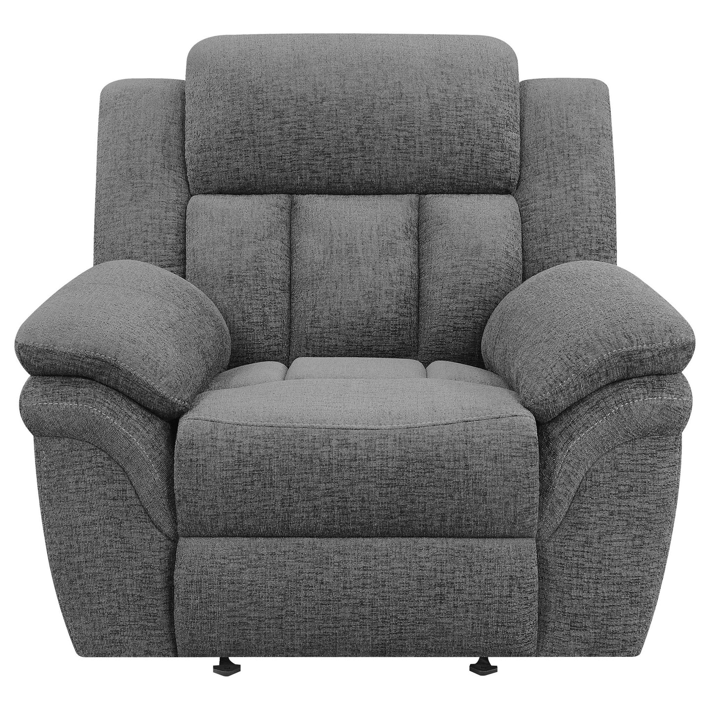 Bahrain Upholstered Power Glider Recliner Charcoal - Sonoma Home Furniture