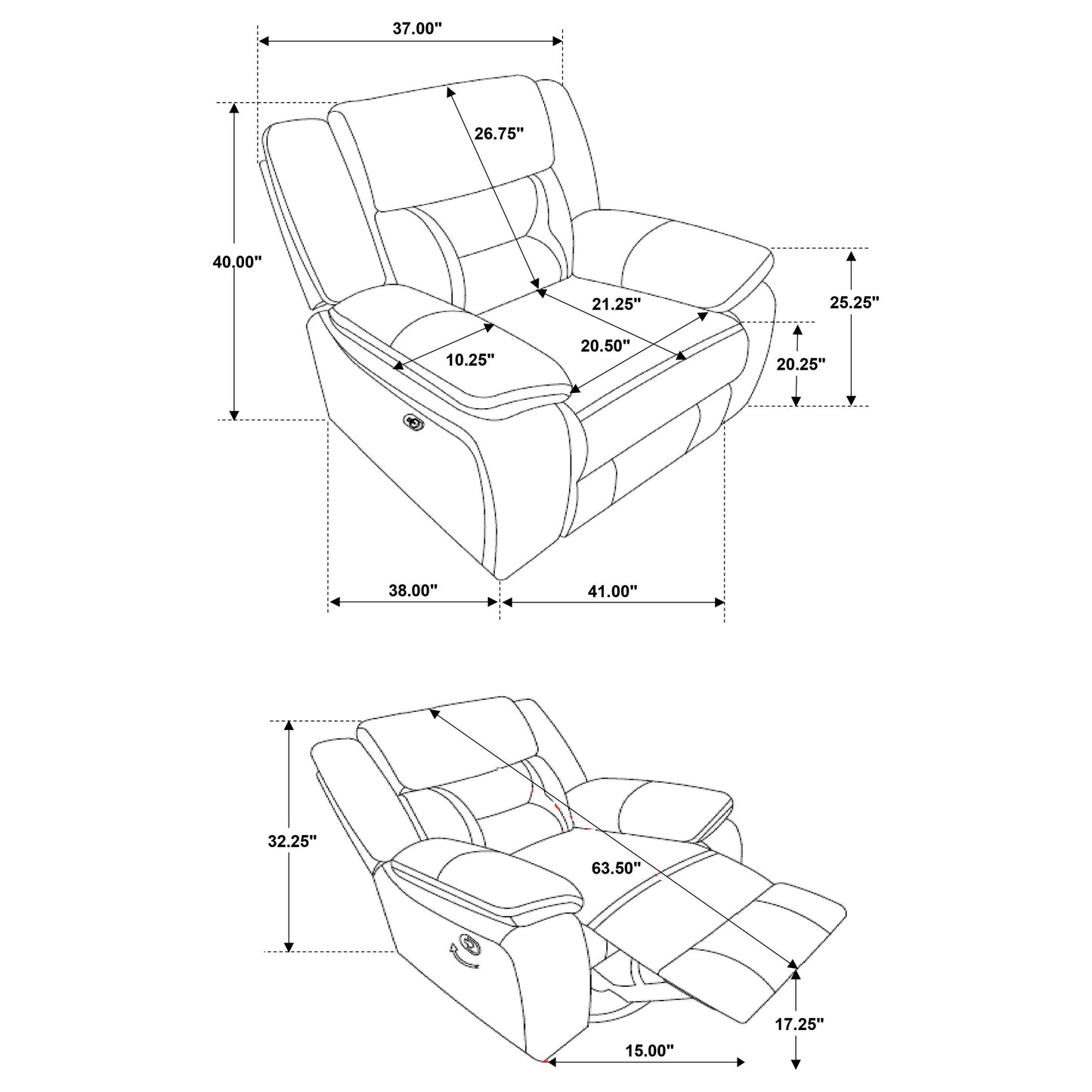 Greer 3-piece Upholstered Reclining Sofa Set Taupe