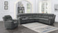 Bahrain 6 - piece Modular Power Reclining Sectional Charcoal - Sonoma Home Furniture